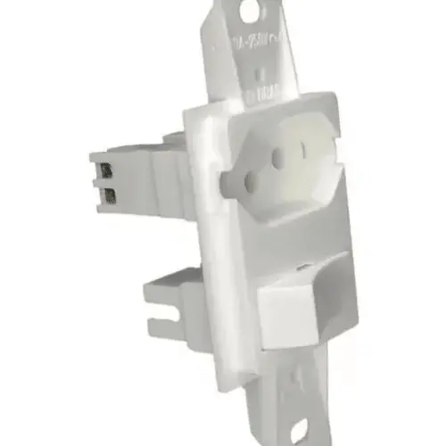 Interruptor Simples + Tomada 2P+T 10A P/Condulete Branco Klin Weg