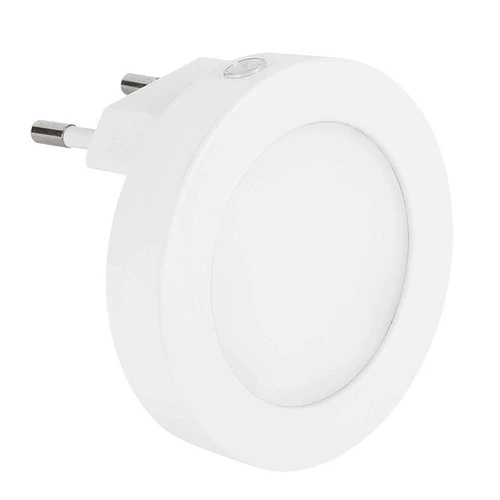 Luz Noturna LED Lisa Redonda 0,5W 3.000K - Branco Blumenau