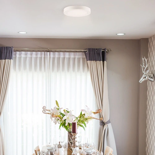 Painel LED Sobrepor Redondo Alumínio 24W 6.500K - Branco Blumenau