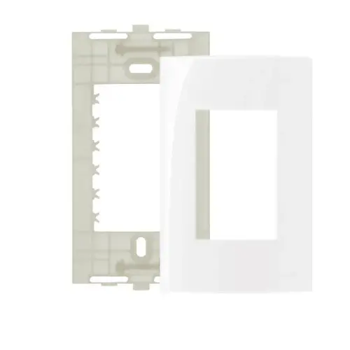 Placa 4×2 – 3 postos horizontais + suporte Margirius