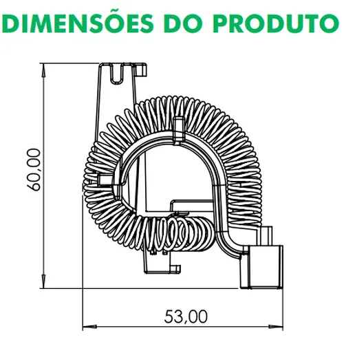 Resistência Torneira Prima 127V Zagonel