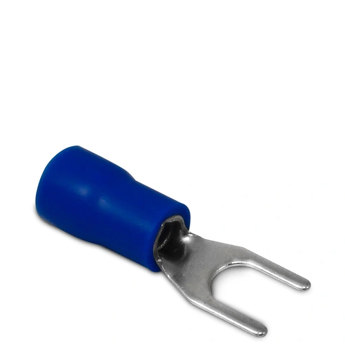 Terminal Pré-Isolado Tipo Forquilha Cabo 2,5mm² Azul SVS 2-4 Sibratec