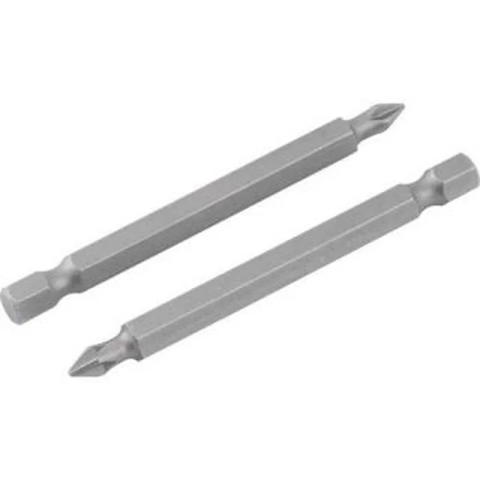 Bits/ponteira phillips S2, encaixe 1/4", nº 2, 1/4" x 75 mm, com 2 peças, VONDER