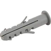 Bucha plástica de fixação 6 mm, com anel, VA-06, VONDER - imagem 1