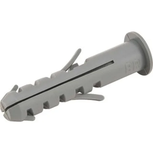 Bucha plástica de fixação 6 mm, com anel, VA-06, VONDER