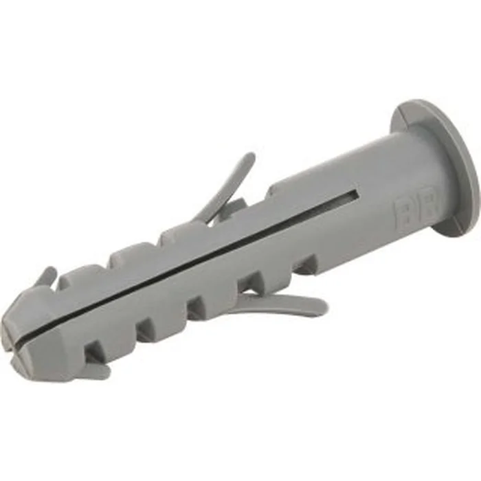 Bucha plástica de fixação 6 mm, com anel, VA-06, VONDER