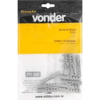 Bucha de nylon para fixação 6 mm, VONDER - imagem 1