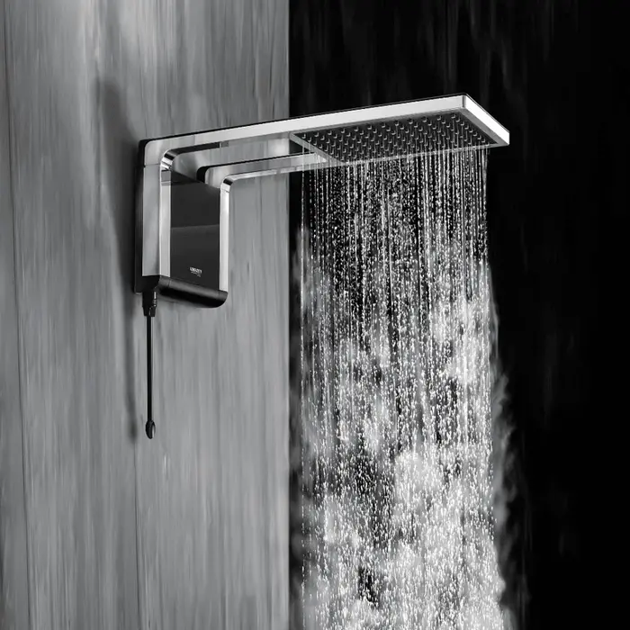 Chuveiro Acqua Storm Ultra Black Cromado 7800W 200V Lorenzett