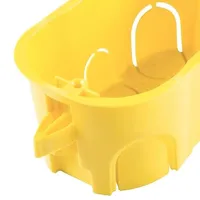 Caixa de Passagem de Embutir 4X2 Drywall Amarelo Mondiale - imagem 2