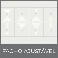 Arandela Frankfurt 131mm - Branco Fosco Blumenau - imagem 2