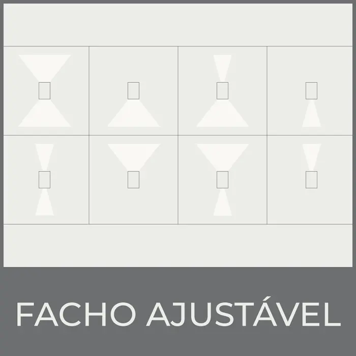 Arandela Frankfurt 131mm - Branco Fosco Blumenau