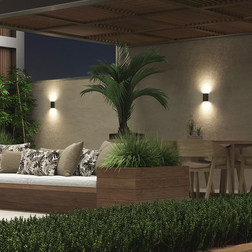 Arandela Frankfurt 131mm - Branco Fosco Blumenau