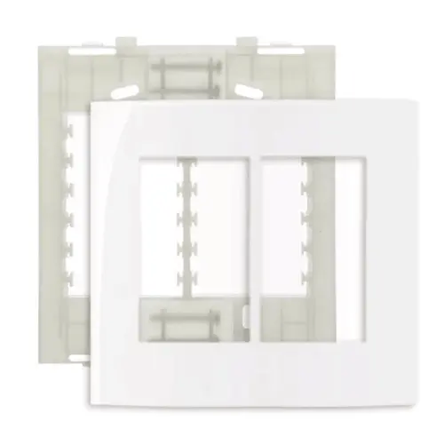 Placa 4X4 6 Postos Horizontais + Suporte Sleek Margirius