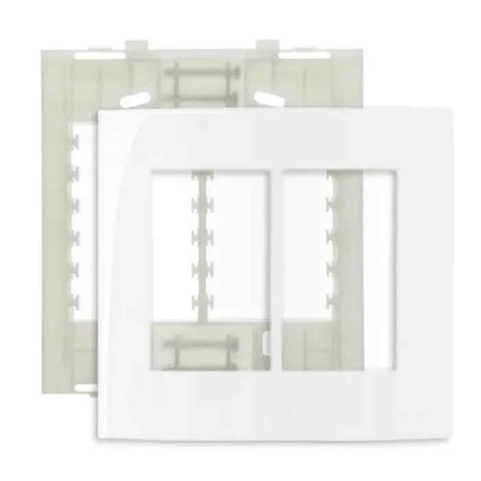 Placa 4X4 6 Postos Horizontais + Suporte Sleek Margirius