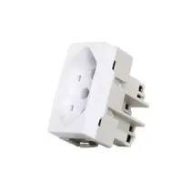 Módulo Tomada 2P+T 10A Sleek Margirius - imagem 1