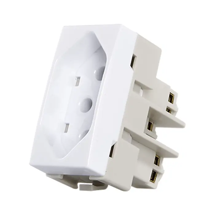 Módulo Tomada 2P+T 10A 250V Sleek Margirius