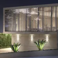 Arandela Flip 2 Aletas Preto Fosco Germany - imagem 1