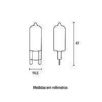 Lampada LED G9 2,5W 220V 2.700K Blumenau - imagem 1