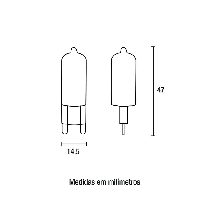 Lampada LED G9 2,5W 220V 2.700K Blumenau