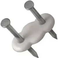 Grampo Miguelao 0,5mm A 1,5mm C/ Prego Branco - Ribeiro - imagem 1