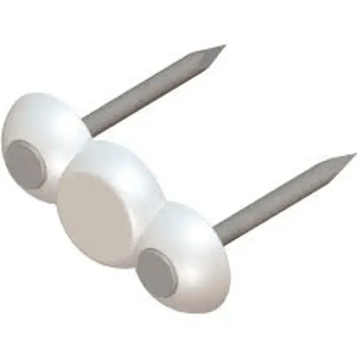 Grampo Miguelao 0,5mm A 1,5mm C/ Prego Branco - Ribeiro