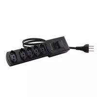 Filtro de linha Preto – Cabo 1.5m – MG-3001 Margirius - imagem 1