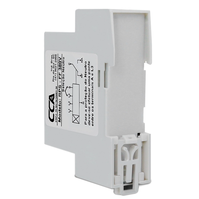 Relé Falta de Fase Trifásico RPS-FF 380V - Modelo Com ou Sem Neutro SIBRETEC