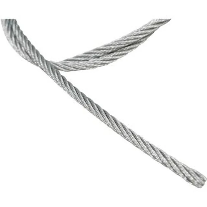 Cabo de aço galvanizado, alma de fibra, 6,35 mm - 1/4", 6 x 7, VONDER (Por Metro)