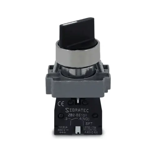 Chave Seletora Metálica BD33 3 Posições - Sibratec