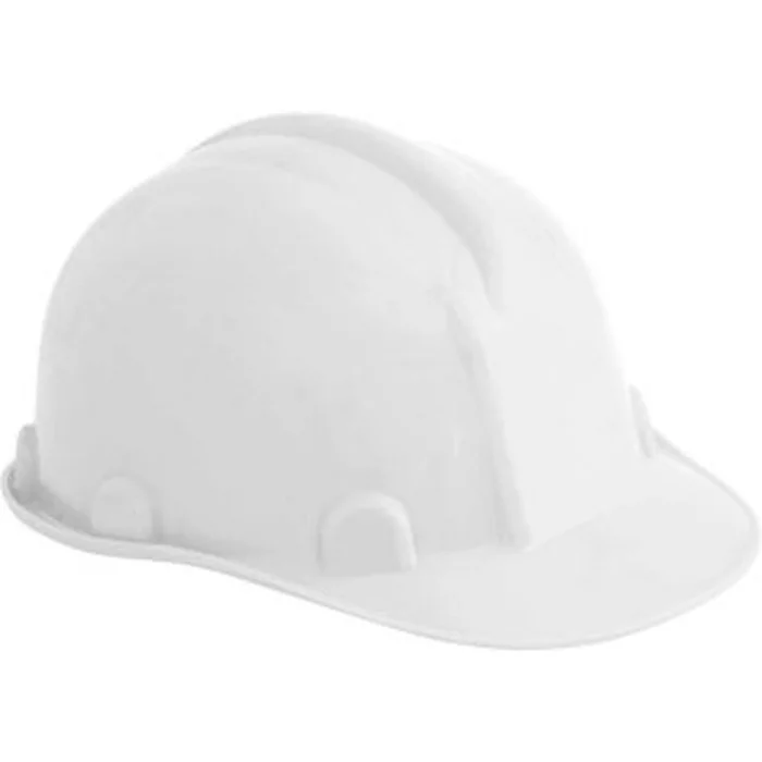 Capacete branco, com aba frontal, VONDER
