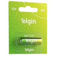 Pilha Alcalina A27 12V para Controle Elgin - imagem 1