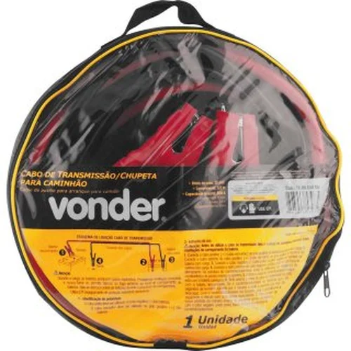 Cabo de transmissão/chupeta para caminhão, 25 mm x 3,5 m, VONDER