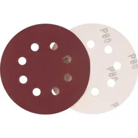 Disco de lixa com costado em pluma 125 mm, grão 80 - VONDER - imagem 1