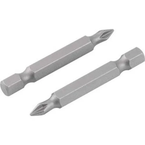 Bits/ponteira phillips S2, encaixe 1/4", nº 2, 1/4" x 50 mm, com 2 peças, VONDER
