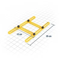 Esquadro plástico ajustável, VONDER - imagem 3