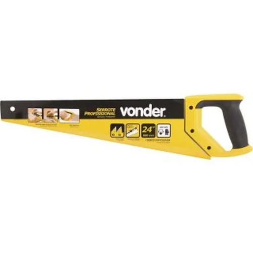 Serrote 24", aço temperado, cabo plástico, SE 024, VONDER
