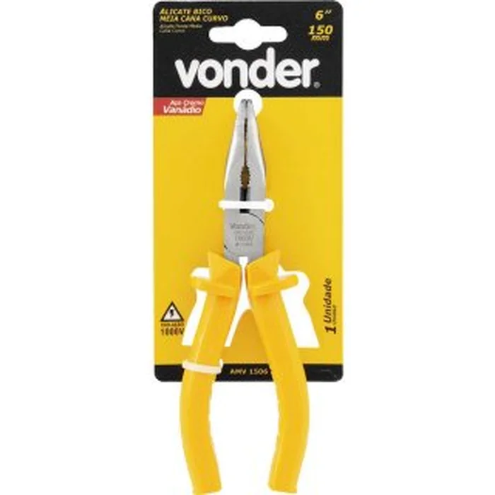Alicate Universal 8", Cromo Vanádio, com Isolação até 1.000 V, VONDER
