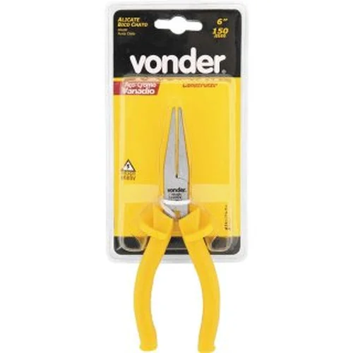 Alicate Bico Chato, 6", Isolado 1000V, VONDER