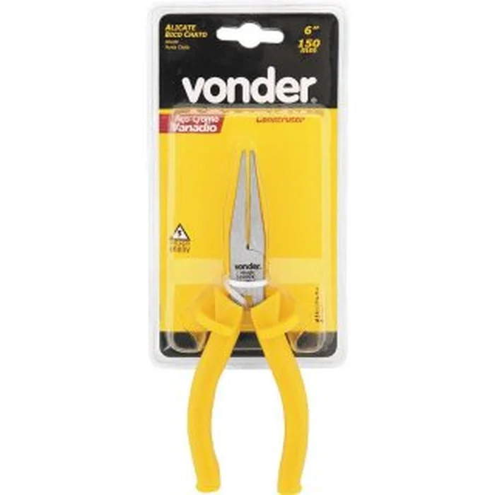 Alicate Bico Chato, 6", Isolado 1000V, VONDER