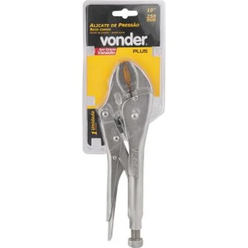 Alicate de Pressão, 10", Mordente Curvo, VONDER PLUS