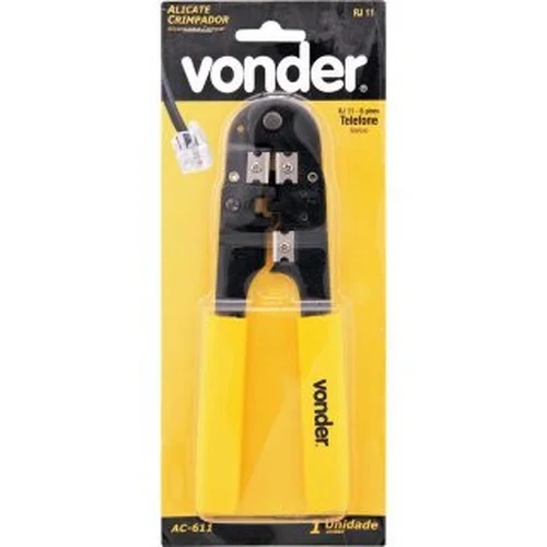 Alicate Crimpador, RJ11, AC 611, VONDER