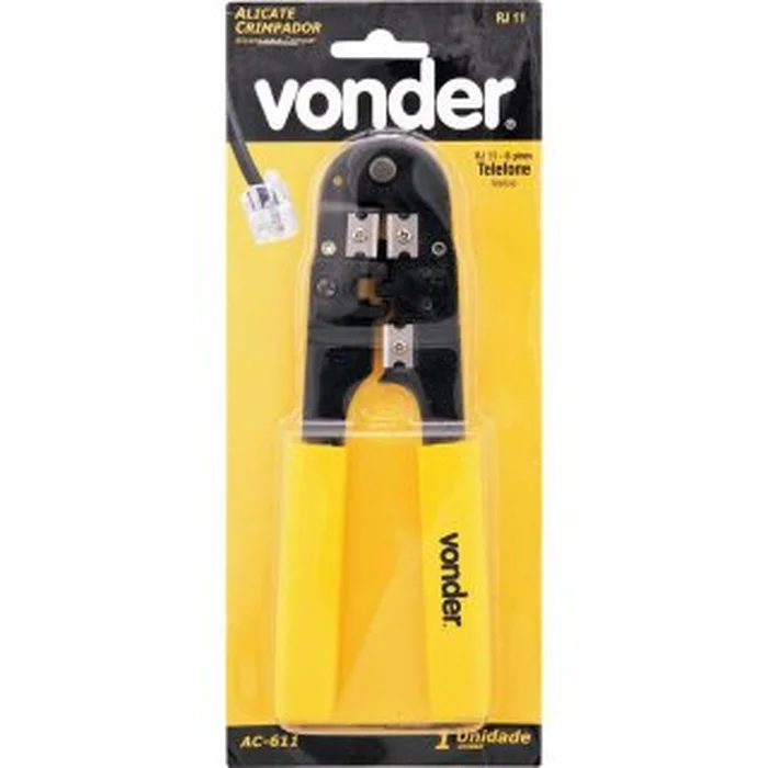 Alicate Crimpador, RJ11, AC 611, VONDER