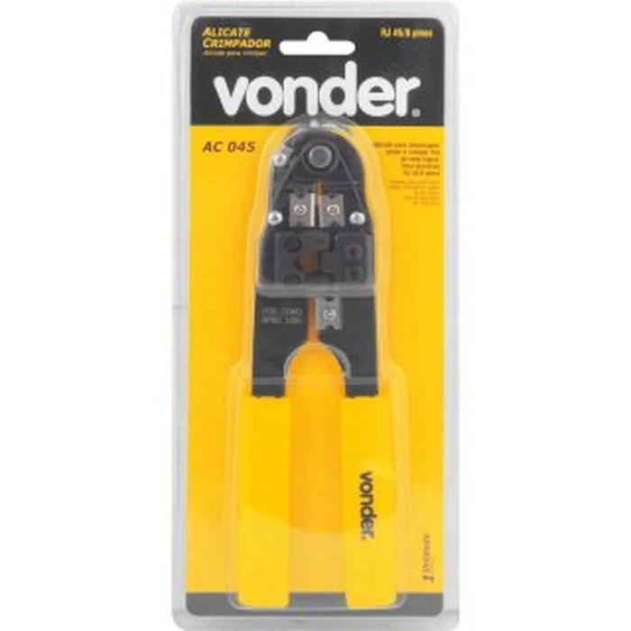 Alicate crimpador, RJ45, AC 045, VONDER 