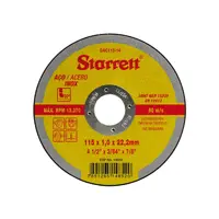 Disco Abrasivo de Corte 115mmX1.0mmX22.23mm - Starrett - imagem 1