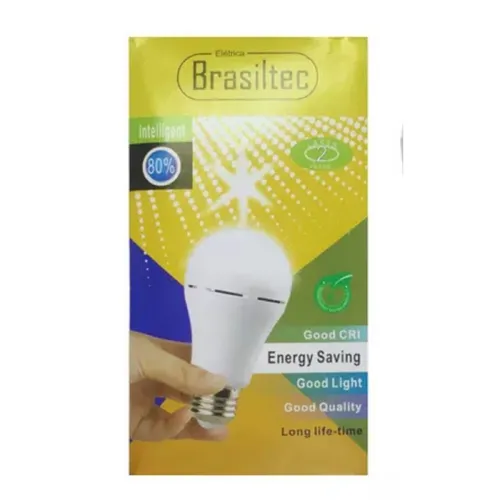 Lâmpada LED de Emergência 15W Brasiltec 