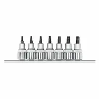 Jogo de chaves soquete 1/2″ TX (perfil hexalobular), 7 peças - imagem 1