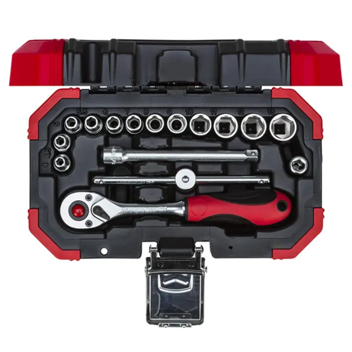 Jogo de soquetes 1/4″ sextavados, 16 peças GEDORE