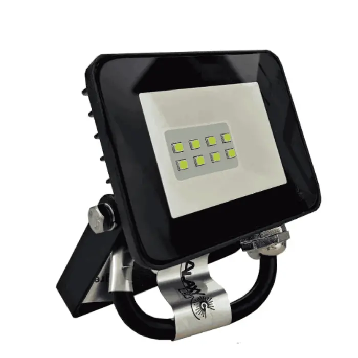 Refletor LED Slim 10W Alumínio Bivolt IP65 Luz Verde - Galaxy