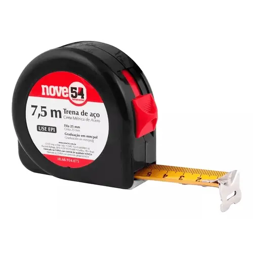 Trena De Aço 7,5m X 25mm - Nove54