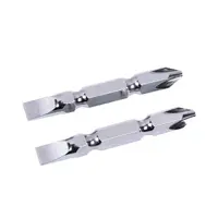 Bits Ponta Dupla Aço Cromado S2 Philips PH2 - Fenda 5.5 mm - imagem 1